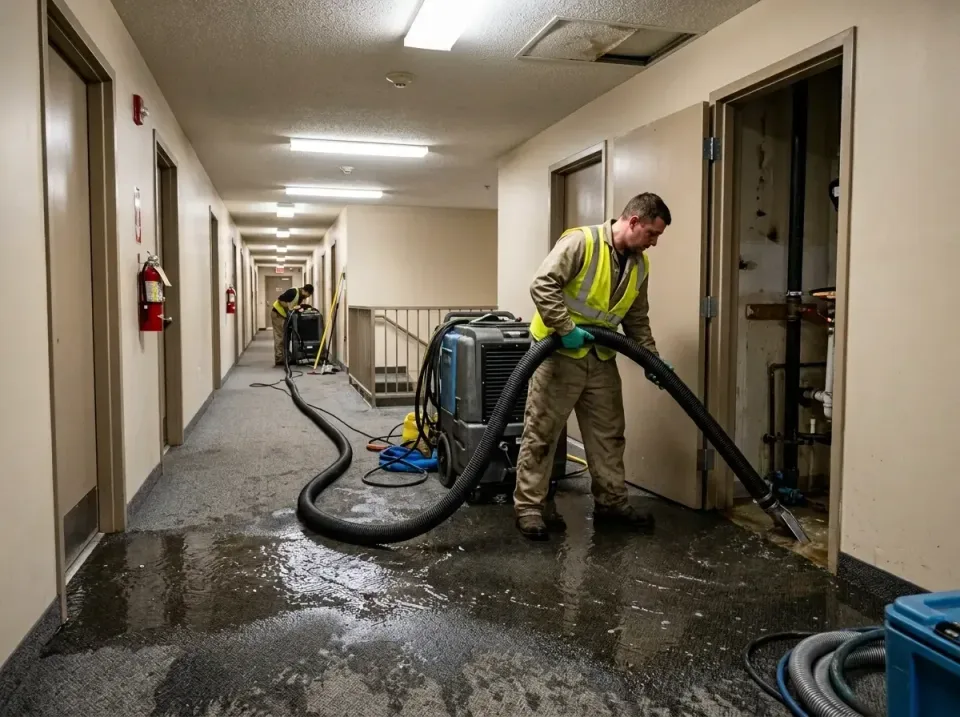 multi-unit-apartment-hallway-f-005 — frequently asked questions, Emergency Burst Pipe Water Extraction & Removal in Lake Par…
